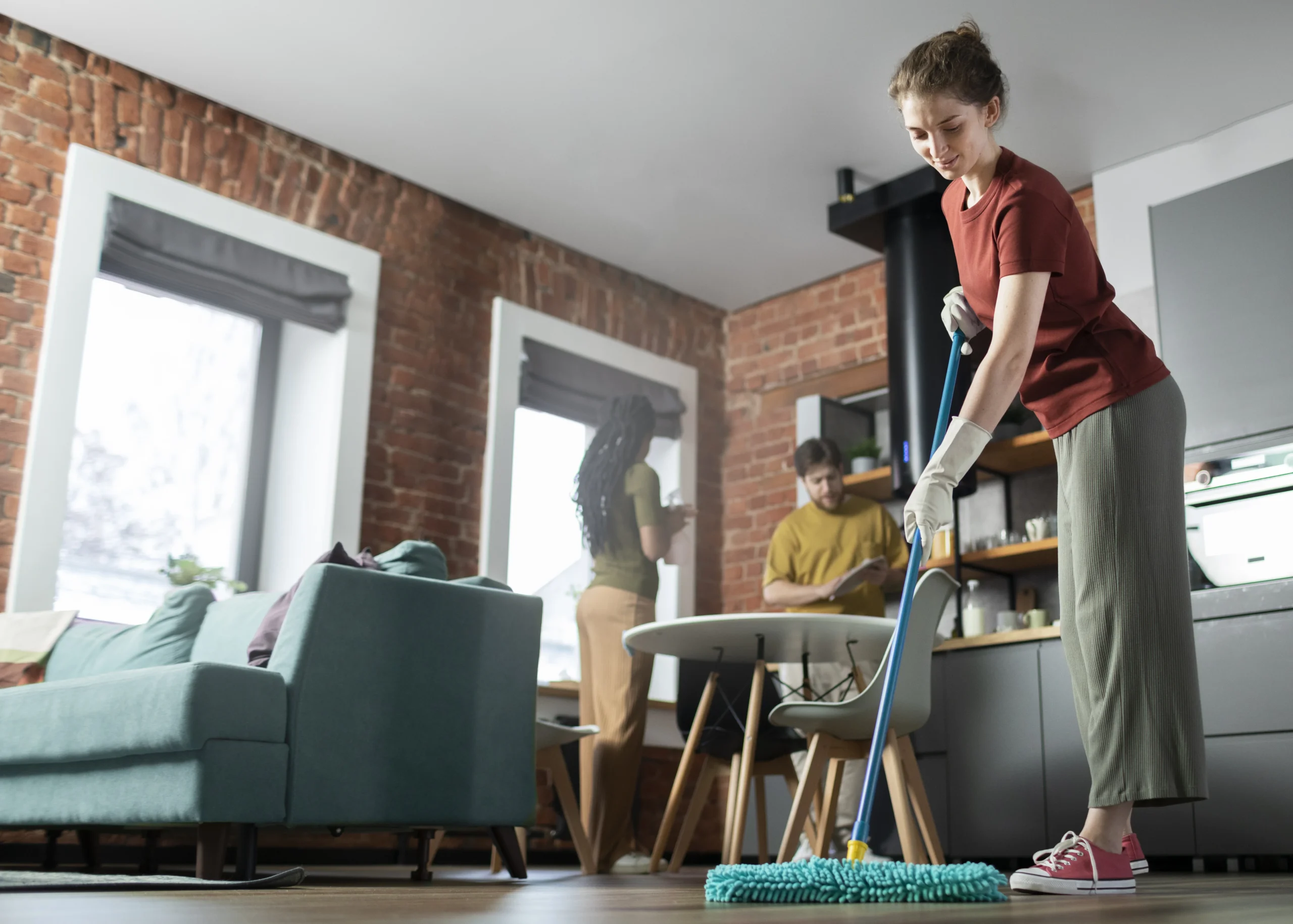 full-shot-people-cleaning-room-together